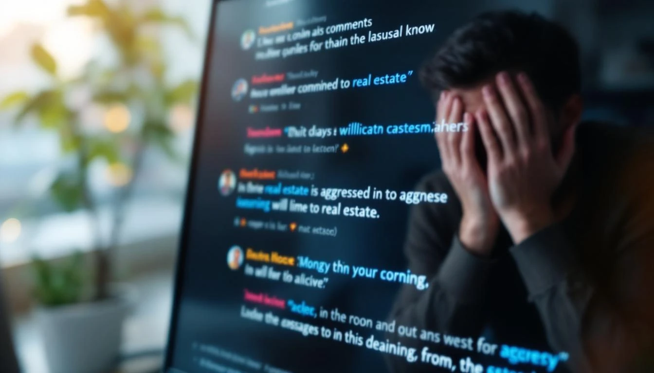 Harcèlement en ligne dans l'immobilier : définition cyberharcèlement