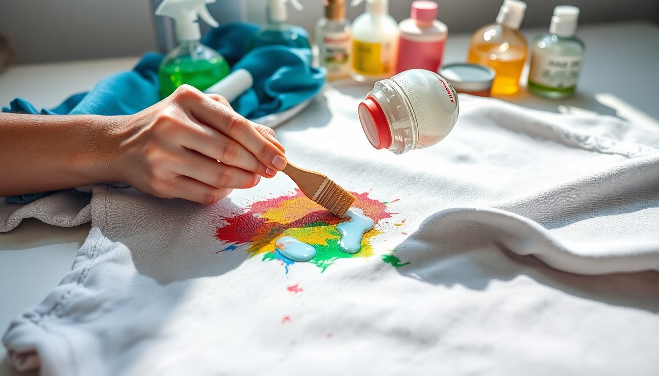 Peinture sur vêtement comment enlever : 7 astuces de pro